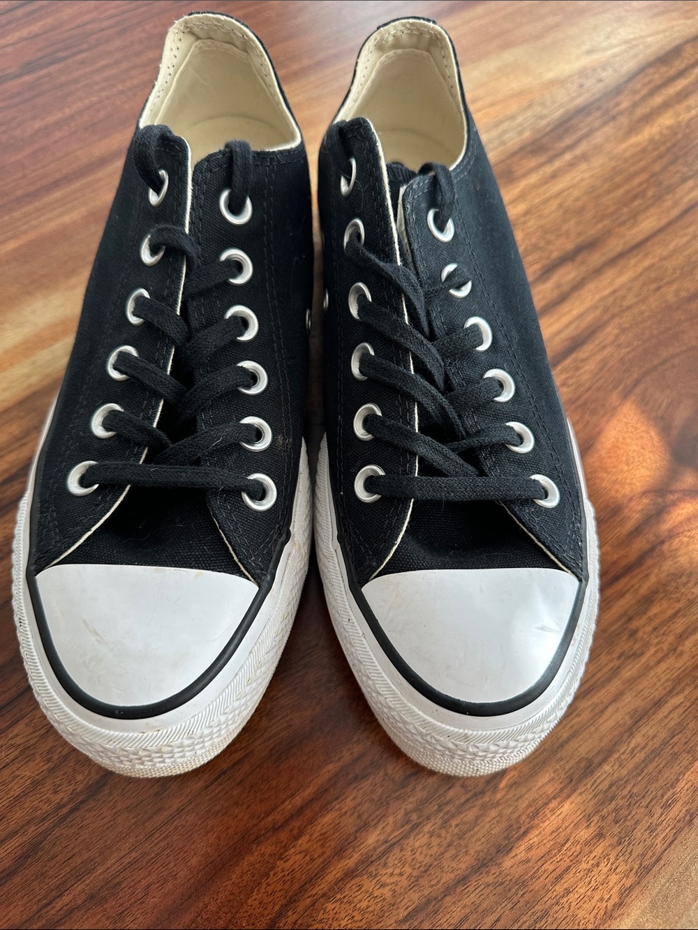 Converse Black and White Low-Top Sneakers - Picture 3 of 7